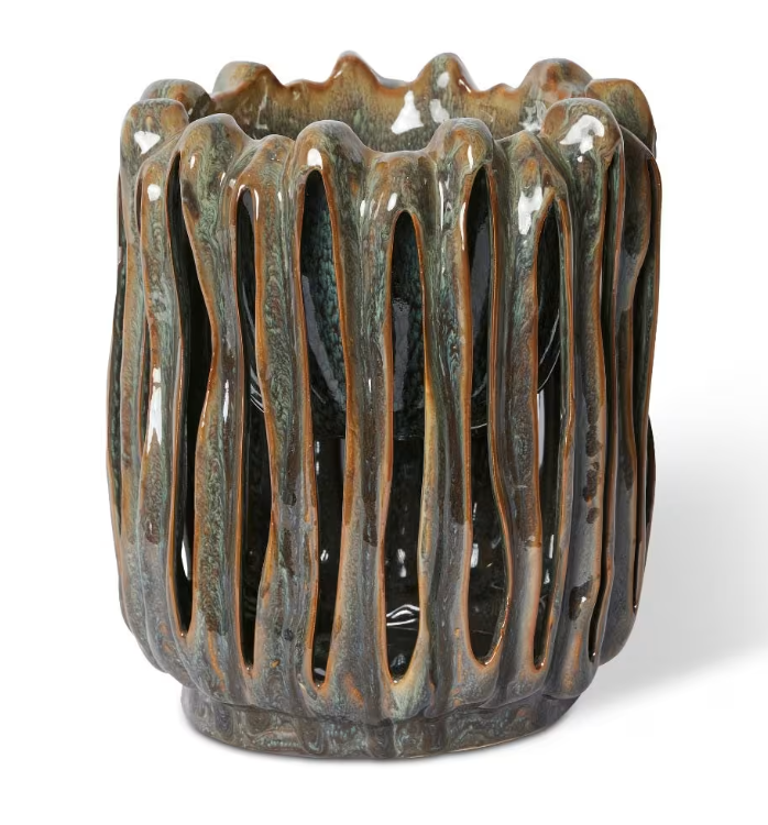 Ellington Pot Blue/Brown 24x24x27cm
