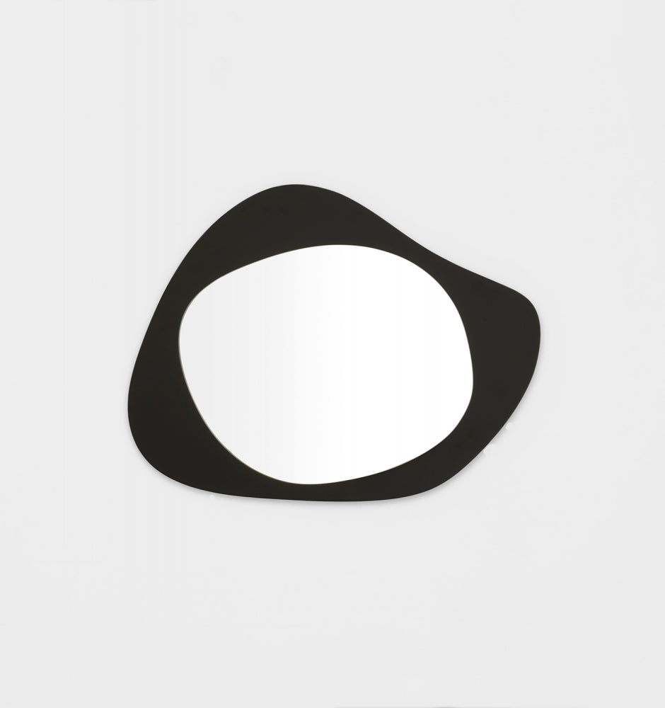 Aura Mirror Black - 50 x 65 cm