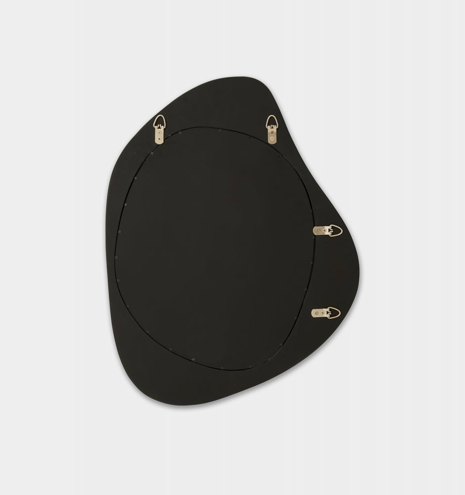Aura Mirror Black - 50 x 65 cm