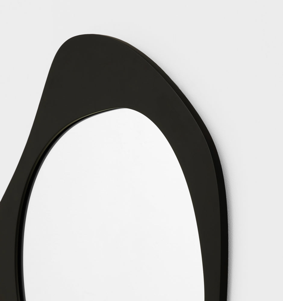 Aura Mirror Black - 50 x 65 cm