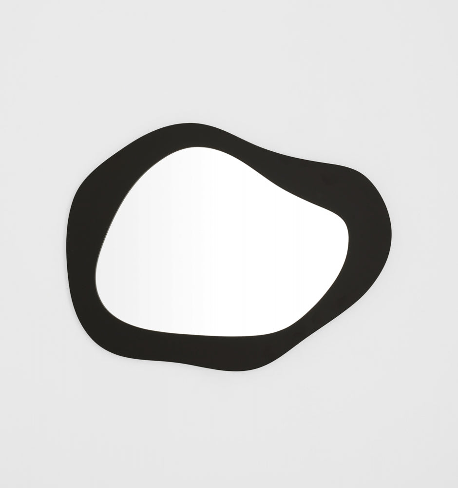 Aura Mirror Black - 65 x 85 cm