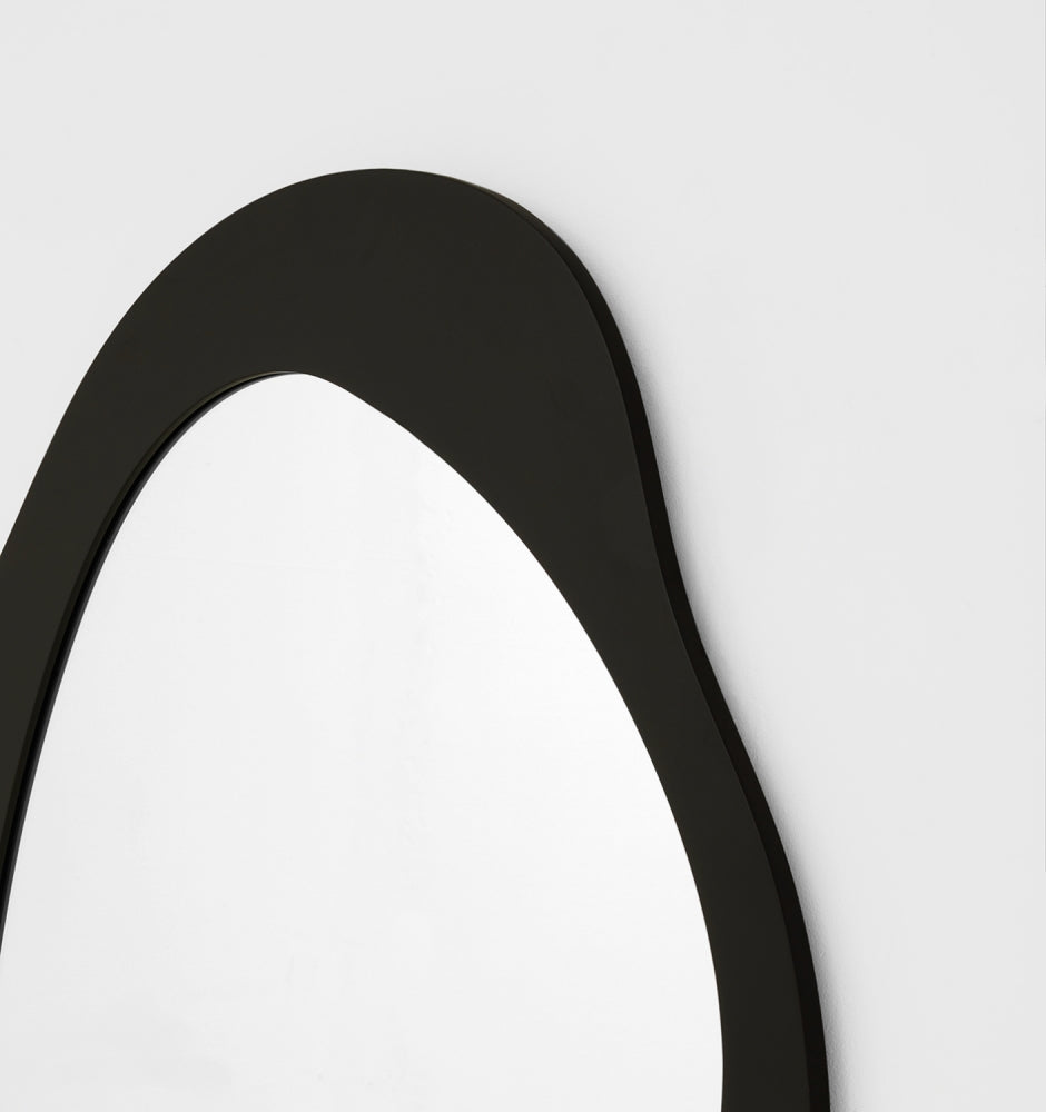 Aura Mirror Black - 85 x 95 cm