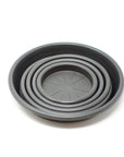 Round saucer anthracite Folia House
