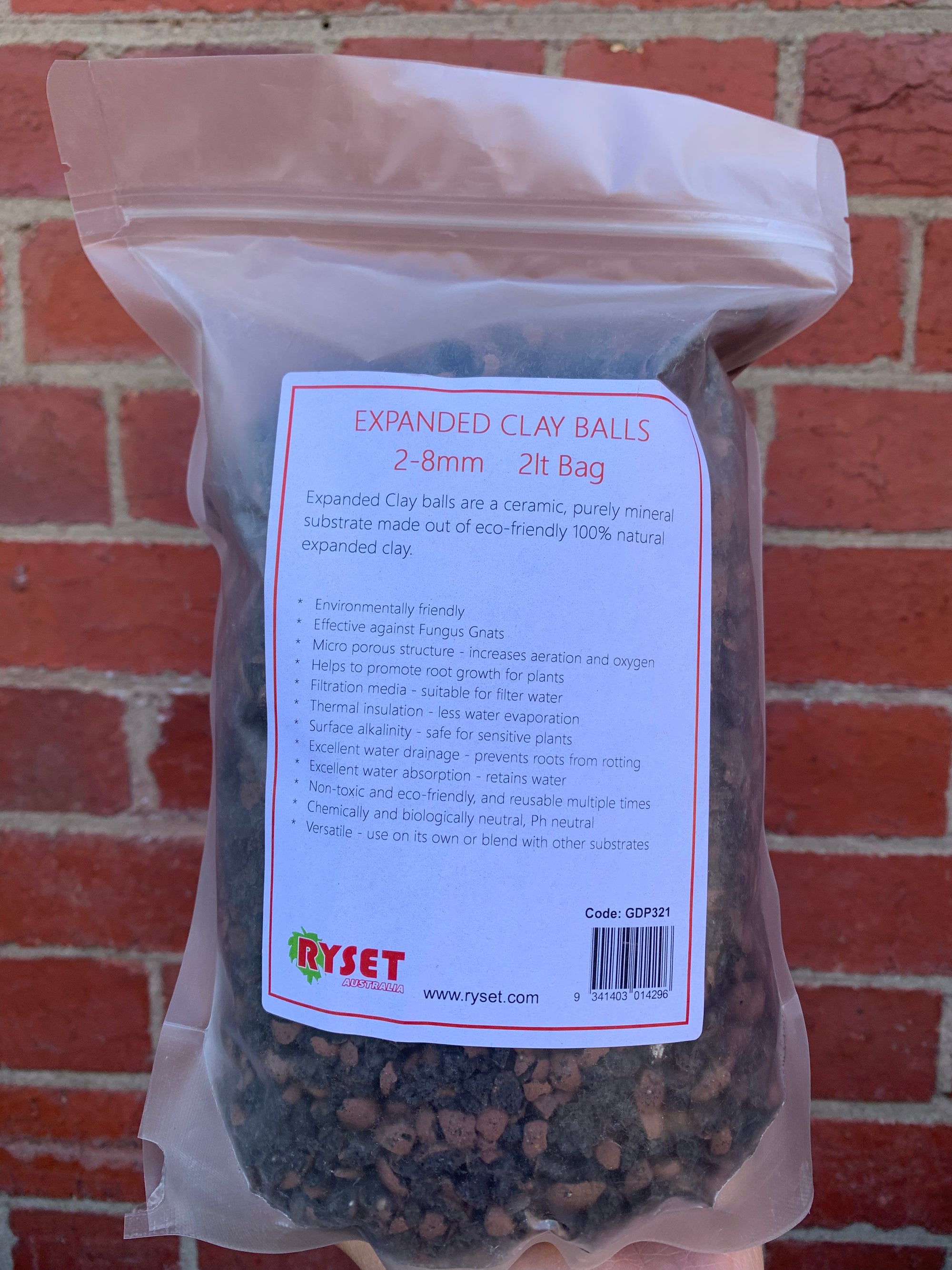 Expanded Clay Balls - 2 liter bag