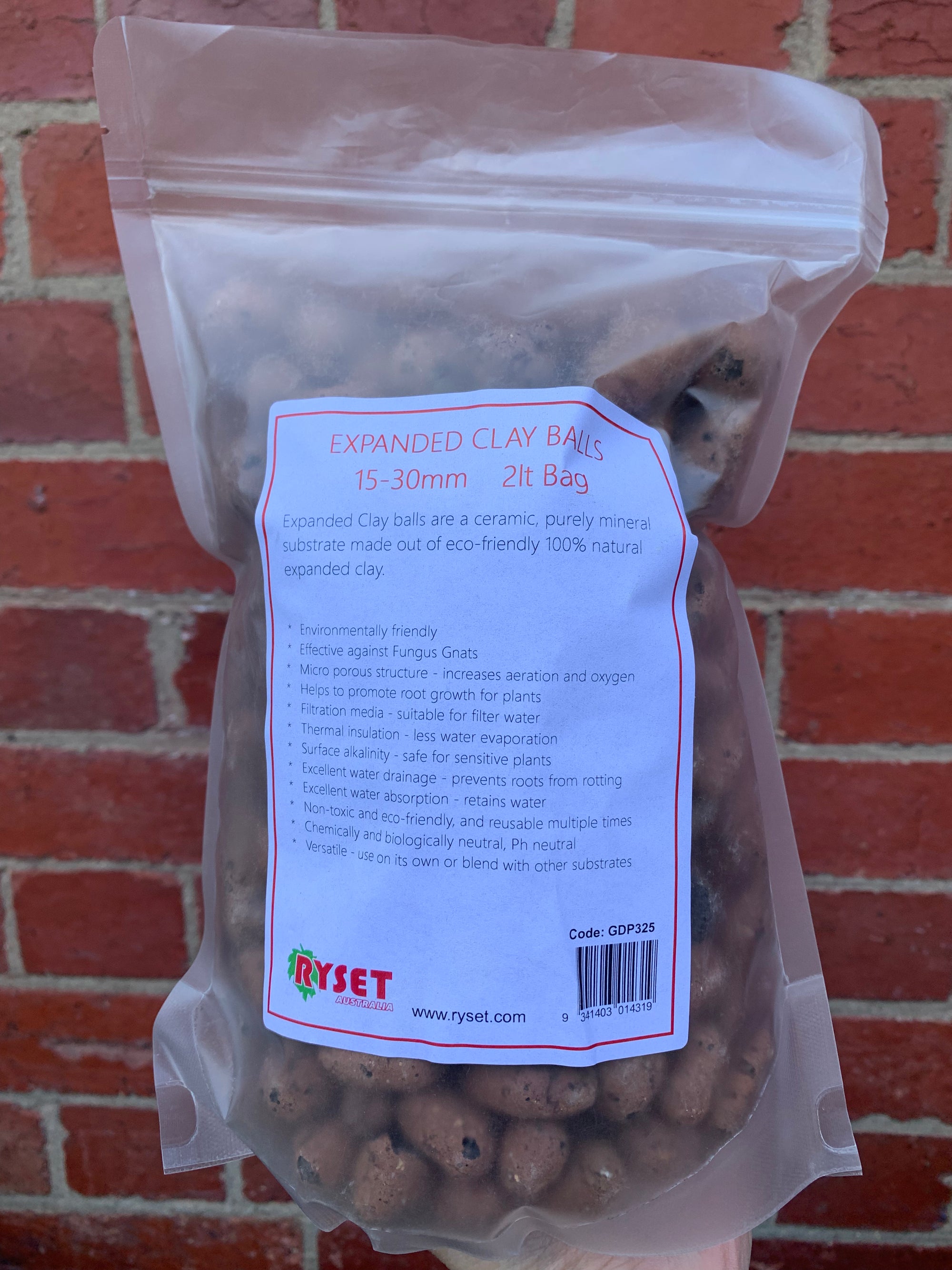 Expanded Clay Balls - 2 liter bag