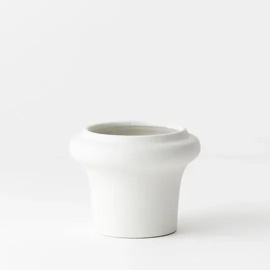 Pot Lucena - White - 14cmD Folia House