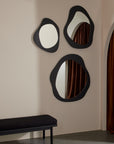 Aura Mirror Black - 85 x 95 cm