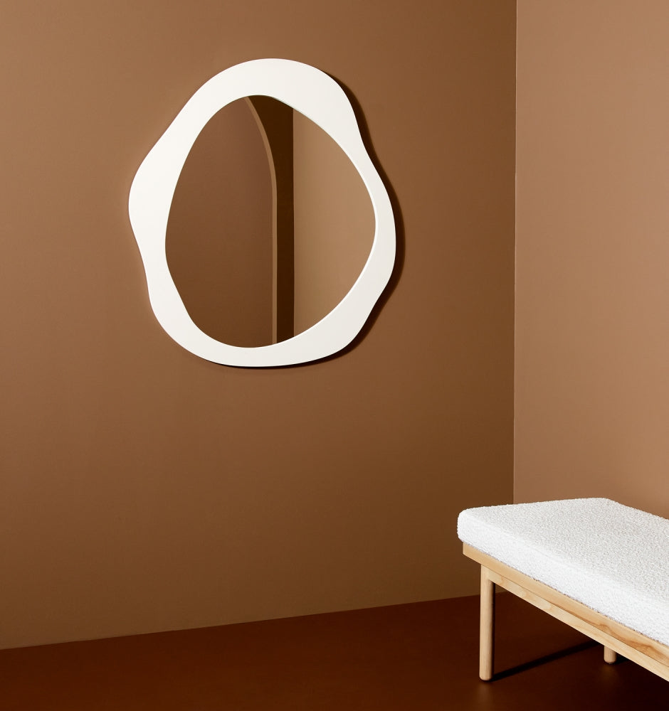 Aura Mirror Snow - 85 x 95 cm