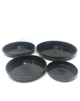 Black Plastic Saucer Folia House