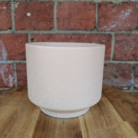 DM elevated speckle pot - Pink - 10cmD Folia House