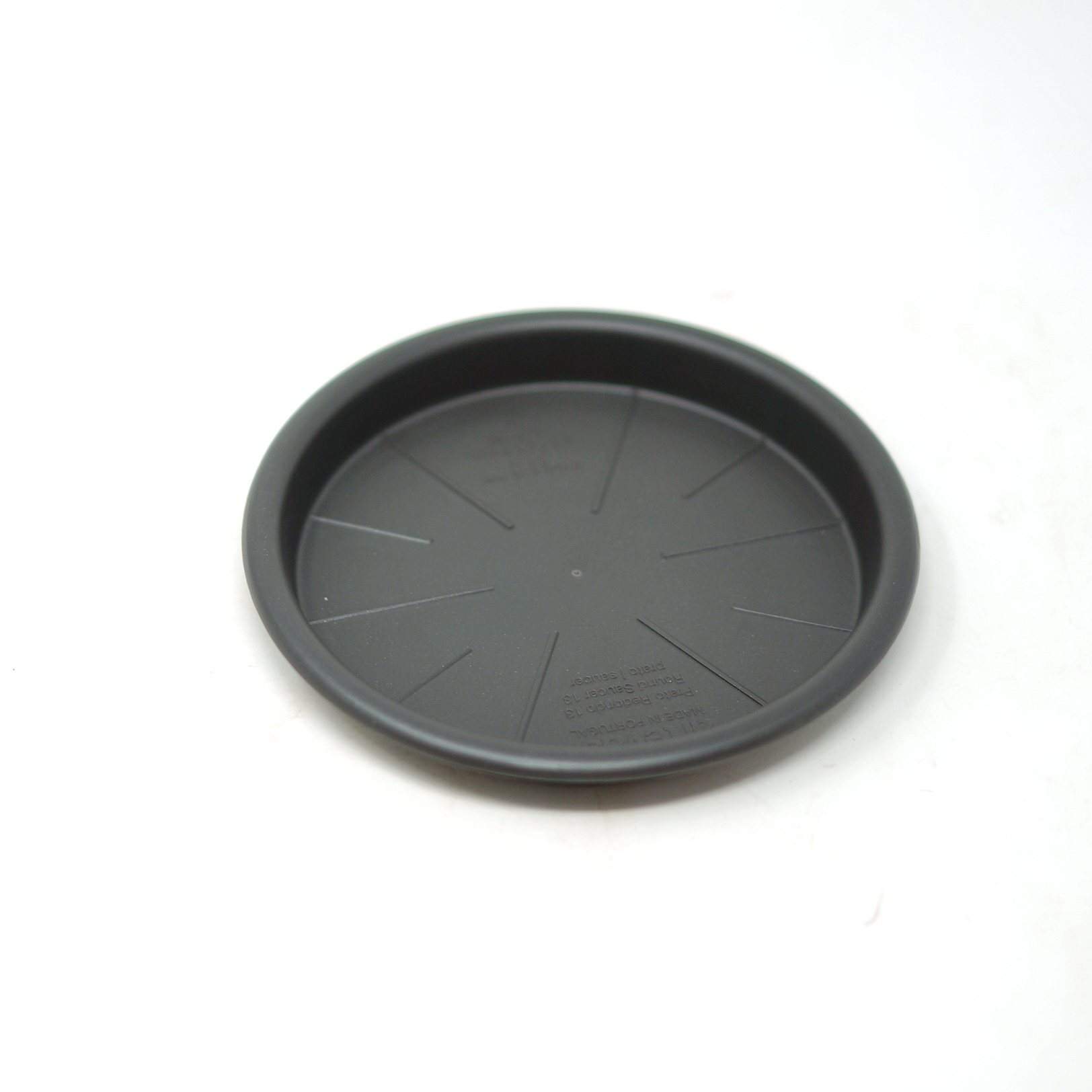 Round saucer anthracite Folia House